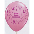 11" Stock Awareness Ribbons AdWrap Jewel/ Fashion Color Balloon
